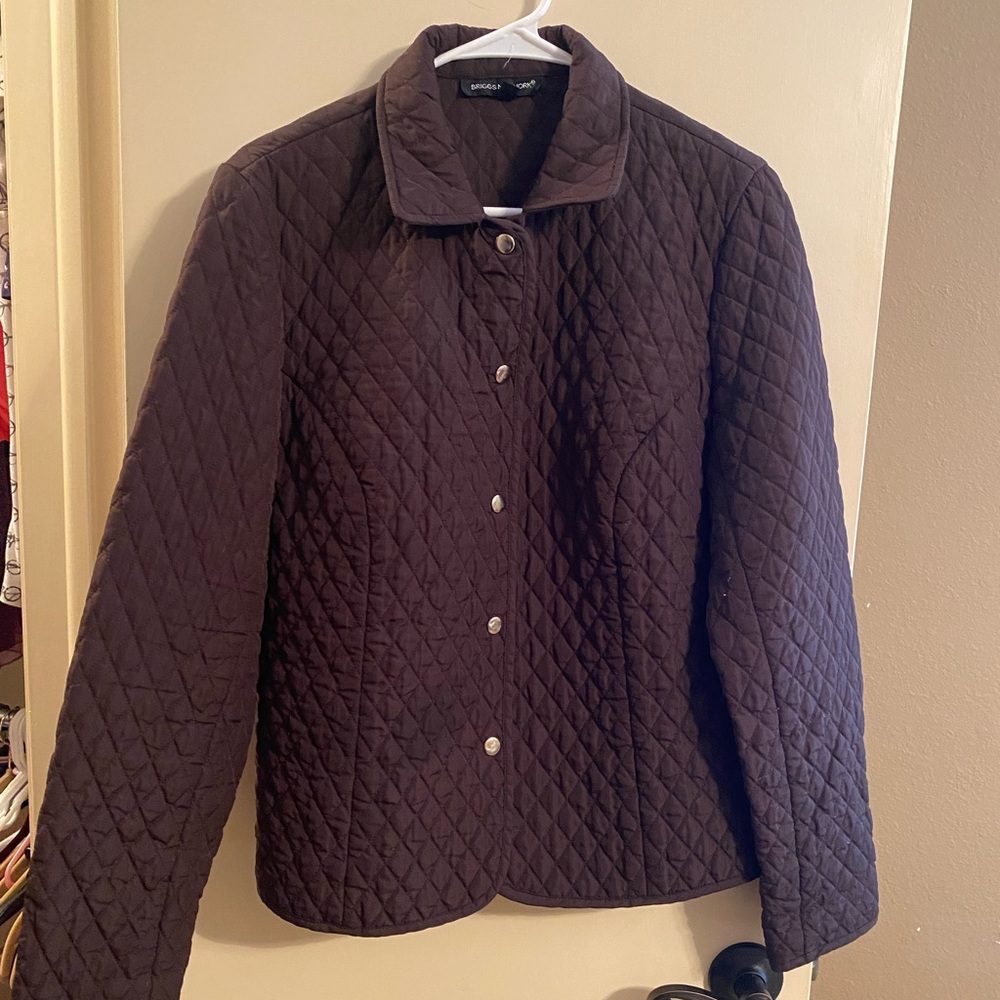 Briggs New York Brown Quilted Jacket